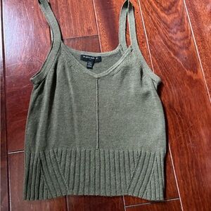 Banana Republic Khaki Green Camisole Top